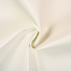 Ткань Дерматин (Кожзам) для мебели, цвет Белый (на отрез)  в Оренбурге