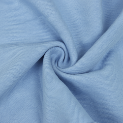 Ткань Футер 3-х нитка, Петля, цвет Светло-Голубой (на отрез)  в Оренбурге