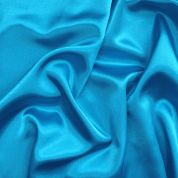 *Ткань Атлас-сатин, цвет Голубой (на отрез)  в Оренбурге