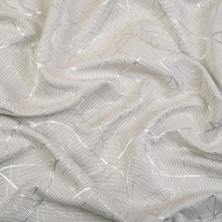 Ткань Блэкаут для штор светозатемняющая 75% &quot;Ледовое тиснение цвет Светло-Серый&quot; (на отрез) УЦЕНКА  в Оренбурге