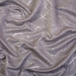 Ткань Блэкаут для штор светозатемняющая 75% &quot;Ледовое тиснение  Серый&quot;   в Оренбурге