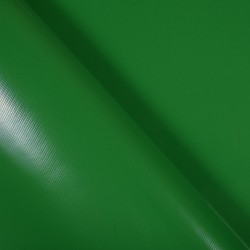 Ткань ПВХ 450 гр/м2, Зелёный (Ширина 160см), на отрез  в Оренбурге