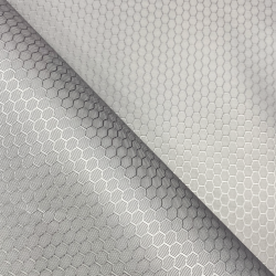 Ткань Оксфорд 300D PU Рип-Стоп СОТЫ, цвет Светло-Серый (на отрез)  в Оренбурге
