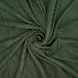 Ткань Флис Односторонний 130 гр/м2, цвет Темный хаки (на отрез)  в Оренбурге