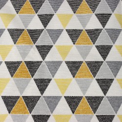 Интерьерная ткань Дак (DUCK), принт &quot;Малые Треугольники&quot; (на отрез)  в Оренбурге