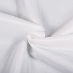 Ткань подкладочная Таффета 190Т, цвет Белый (на отрез)  в Оренбурге
