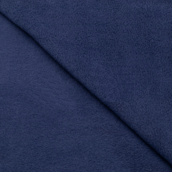 Ткань Флис Двусторонний 280 гр/м2, цвет Темно-Синий (на отрез)  в Оренбурге