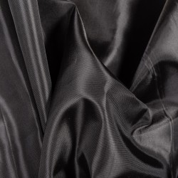 Ткань подкладочная Таффета 190Т, цвет Черный (на отрез)  в Оренбурге