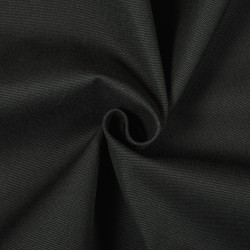 Ткань Канвас 35/65, цвет Черный (на отрез)  в Оренбурге