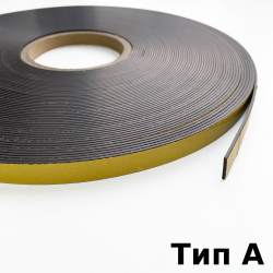 Магнитная лента для Москитной сетки 12,7мм с клеевым слоем (Тип А)  в Оренбурге