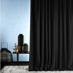 Штора для дома (В-260*Ш-200) Чёрный, (ткань Блэкаут 95%)  в Оренбурге