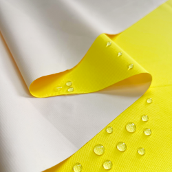 Ткань Мембранная PREMIER BREATHABLE MILKY WR 10К/10К, цвет Жёлтый (на отрез)  в Оренбурге